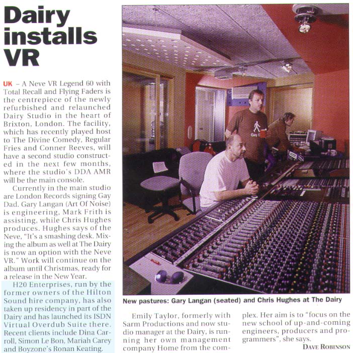Pro Sound News Article